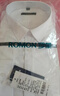 罗蒙（ROMON）纯色商务职业正装男士白衬衫工装外套长袖衬衣男CS108白色4XL 实拍图