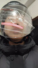 凤凰（Phoenix）新国标A类3C认证电动车摩托车头盔双镜片防雾防风保暖哑黑 男女四季通用电瓶车3/4半盔冬季安全帽 实拍图