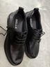 百丽情人节礼物通勤商务皮鞋男牛皮褶皱增高鞋A1373AM4 黑色-打孔  42 实拍图