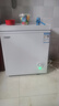 北极熊（BEIJIXIONG）冰柜家用冷柜小型一级能效全冷冻冷藏两用卧式储奶母乳速冻保鲜节能省电100升/200升/300升 单门单温108升【一级能效 全国联保】 108L 实拍图