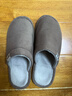 回力日系柔软情侣棉拖秋冬家居室内保暖棉鞋男款HL0006咖啡44-45码 实拍图
