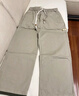 Homlean休闲裤男纯棉直筒秋冬季宽松阔腿裤子男潮流百搭男款HZ27卡其XL 实拍图