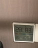 绿林温湿度计室内家用高颜值86盒时钟创意装饰婴儿房湿度表高清超大屏 实拍图