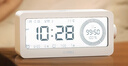 得力可视化智能闹钟计时器 学生专用起床神器背光床头钟时钟温度计 开学升学季必备礼物白色 LE107 实拍图