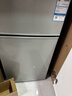 荣事达（Royalstar）小冰箱小型家用出租房双门一级能效宿舍冷藏冷冻两用节能电冰箱 53A136【一级能效】【三天不到1度电】银 实拍图