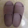 朴西荔木凉拖鞋浴室情侣款居家洗澡防滑eva四季拖鞋男 藕雾紫 37-38 实拍图