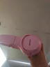 纽曼TB106耳机头戴式蓝牙耳机真无线耳机高音质音乐学生电脑网课游戏运动超长续航隔音折叠包耳式 粉色 实拍图