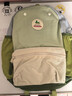 SHUKIKU儿童书包1-3年级小学生超轻防泼水透气背包户外旅游 绿豆薄荷M码 实拍图