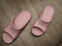 科柔（KENROLL）男女款专业防滑拖鞋浴室舒适脚感卧室休闲家居鞋 丁香紫 37-38 (240mm) 实拍图