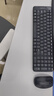 罗技（Logitech）MK220 键鼠套装 无线键鼠套装 办公键鼠套装  多媒体键鼠套装 带无线2.4G接收器 黑色 实拍图