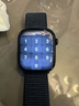 Apple/苹果 Watch Series 10 智能手表蜂窝款46毫米亮黑色铝金属表壳浓墨色回环式运动表带MWYL3CH/B 实拍图