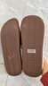 京东京造【抗菌皮纹拖】eva软弹家居防臭浴室新款拖鞋男士 深棕色 42-43 实拍图