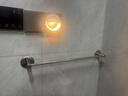 慕尼304不锈钢毛巾架免打孔卫生间毛巾挂杆加长单杆厕所浴室置物架子 标准款-单杆50cm(仅免打孔安装) 实拍图
