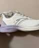 安踏氢跑女鞋运动鞋春季软底皮网面透气减震体测跑步鞋轻便休闲鞋子 【网面透气】象牙白/淡灰-7 39 实拍图