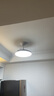 欧普照明（OPPLE）风扇灯吊扇灯24瓦LED照明低噪音餐厅卧室吊灯灯具包安装 冰风白 实拍图