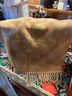蔻驰（COACH）【品牌直供】男女同款流苏绵羊毛围巾驼色CU807新年礼物 实拍图
