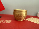 上善若水纯铜百福铜缸全聚宝盆摆件马年吉祥铜器纯铜聚财缸摆件全黄铜米缸 一缸金【八方聚财】中号 280g 实拍图