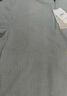 黑冰男款抗菌轻量舒适保暖1/2拉链抓绒衣保暖打底男装 FAF1101 灰色 L 实拍图