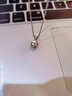 唯一（Winy）一克拉雪花999足银项链女款生日新年情人节礼物送女朋友老婆首饰 实拍图
