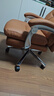 顾全电脑椅人体工学椅真皮办公椅可躺久坐舒适老板椅家用C570棕皮 实拍图
