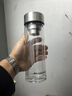 富光玻璃杯双层 带茶隔大容量隔热茶杯高档商务泡茶车载水杯透明杯子 实拍图