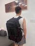 CavlslKcat背包男士旅行出差双肩包大容量休闲帆布登山包长途旅游防水行李包 黑色80L【品质保证 质保一年】 带鞋仓可扩容（送密码锁） 实拍图