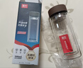 富光 男女士双层玻璃杯 高硼硅玻璃304茶隔水杯子 带茶隔泡茶杯500ml 实拍图