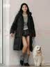 森马（Semir）陈都灵同款羽绒服女90绒长款三防冬宽松连帽外套简约109724113001 实拍图