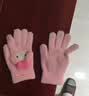 Hello Kitty儿童手套冬针织保暖全指女童小孩宝宝毛线五指225库洛米紫色 实拍图
