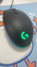 罗技（G）G102第二代游戏鼠标 RGB流光灯效鼠标 轻量化  游戏级8000DPI传感器 黑色 200-8000DPI 实拍图