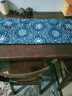 知巢乌镇蓝印花桌布布艺棉麻餐桌布茶几防尘盖布复古中国风青花瓷台布 繁华似锦 100x180cm 实拍图