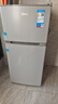 美的（Midea）112L两门小冰箱灰色双温小冰箱迷你家用宿舍租房灵活摆放节能低音深冷速冻 BCD-112CM 实拍图