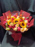 艾斯维娜鲜花速递向日葵混搭花束生日礼物全国同城配送 33朵玫瑰+5朵向日葵混搭花束 实拍图