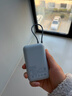 小米（MI）【3C认证】小米充电宝移动电源 10000  自带线双向快充口袋版 电源 灰蓝色可上飞机/火车 实拍图