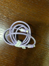 品胜苹果数据线PD27W快充Type-C充电器线转Lightning冰晶渐变 适用iPhone14/13/12/XR/8手机平板车载紫 实拍图
