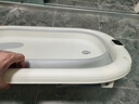 婴儿洗澡盆儿童浴盆大号宝宝可折叠可坐可躺洗澡神器新生儿童用品 【不感温款】火山灰 实拍图