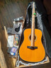 BROOK 布洛克v12吉他单板民谣吉他面单木吉他初学者乐器 41英寸复古色圆角V12G-DQM 实拍图