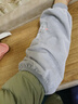 光多拉袖套加长罗口防水绒布袖套男女劳保工作护袖厨房防脏秋冬保暖套袖 实拍图