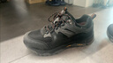 悍途（HUMTTO）防水登山鞋四季款低帮男士防滑徒步鞋户外休闲男鞋 黑/栗色 41  实拍图