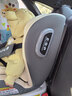 Heekin德国 儿童安全座椅汽车用0-4-12岁婴儿宝宝360度旋转ISOFIX硬接口 尊享灰(遮阳棚+上拉带+侧保护) 实拍图