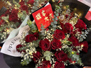 爱里99朵鲜花玫瑰花花束生日约会鲜花纪念日鲜花送女友礼物鲜花店送花 21朵红玫瑰满天星混搭花束 实拍图