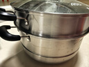爱仕达（ASD）蒸锅双层不锈钢蒸锅 家用炖蒸煮一体汤锅 30CM大容量蒸笼QVL1530 实拍图