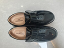 罗蒙男童皮鞋学生休闲男孩英伦风毕业演出鞋儿童 黑色  36 实拍图