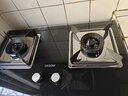 海尔（Haier）统帅出品 家用天然气灶 国家补贴 5.2KW大火力钢化玻璃台嵌两用 上门安装铜合金火盖煤气灶双灶L2C 实拍图
