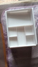 京东物流 化妆品收纳盒梳妆台置物架桌面高级感整理抽屉柜 中号2层（1层抽屉+1层顶部置物架） 24*20*12cm 透明白 实拍图