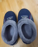 回力室内包跟男士棉拖鞋厚底保暖棉鞋冬季带后跟居家加绒拖鞋女冬 藏青色 44-45 标准码 实拍图