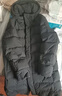 京东京造羽绒服男鸭绒加厚防寒工装面包服防泼水冬季外套中长款 黑色 L 实拍图