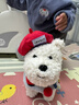 babycare电动毛绒小狗配饰宠物生日礼物西高地+魅力贝雷套装 实拍图