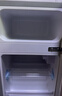 奥克斯（AUX）家用双门迷你小型冰箱 冷藏冷冻保鲜小冰箱 宿舍租房节能电冰箱 【国家补贴】BCD-50K66 旗舰款 银色 实拍图
