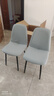 苡茉餐椅餐桌椅子家用新款椅子凳子靠背椅轻奢北欧高级餐厅主人椅灰色 实拍图